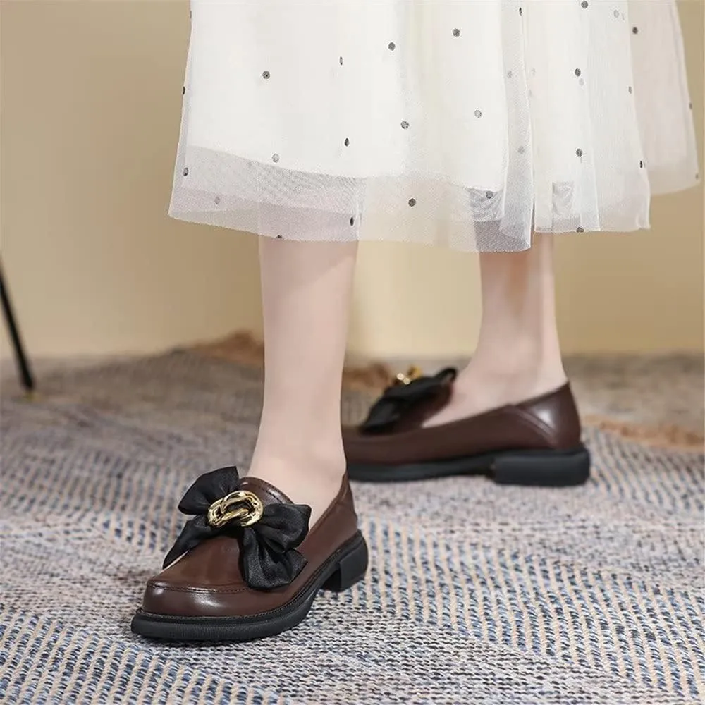 INEELUYI Women's Loafers Comfortable Chunky Heel Platform Driving Flats Casual Slip On Loafer Shoes