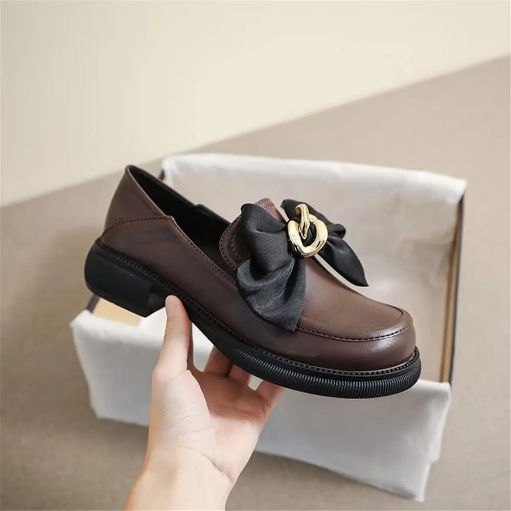 INEELUYI Women's Loafers Comfortable Chunky Heel Platform Driving Flats Casual Slip On Loafer Shoes