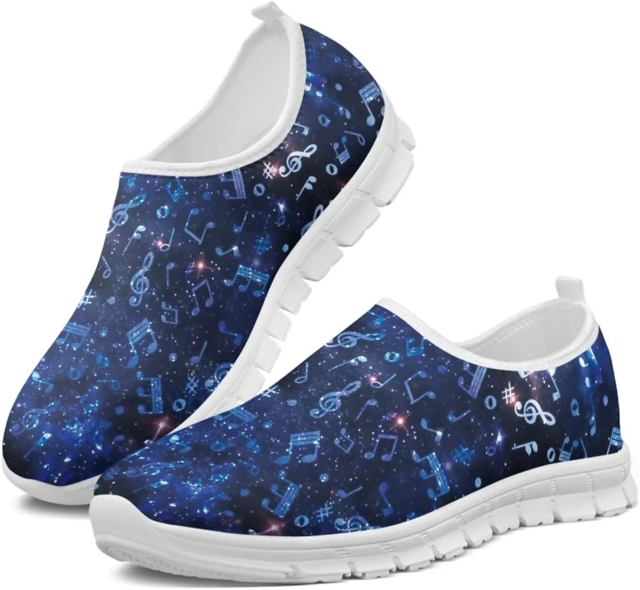 Jeiento Music Style Loafers for Women Comfort Women's Loafers & Slip-Ons Ladies Casual Shoes