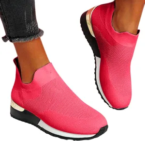 Kamendita Casual Womens Walking Shoes, Fashion Comfy Slip On Canvas Loafers Shoes Casual Summer Travel Daily Sneaker Shoes