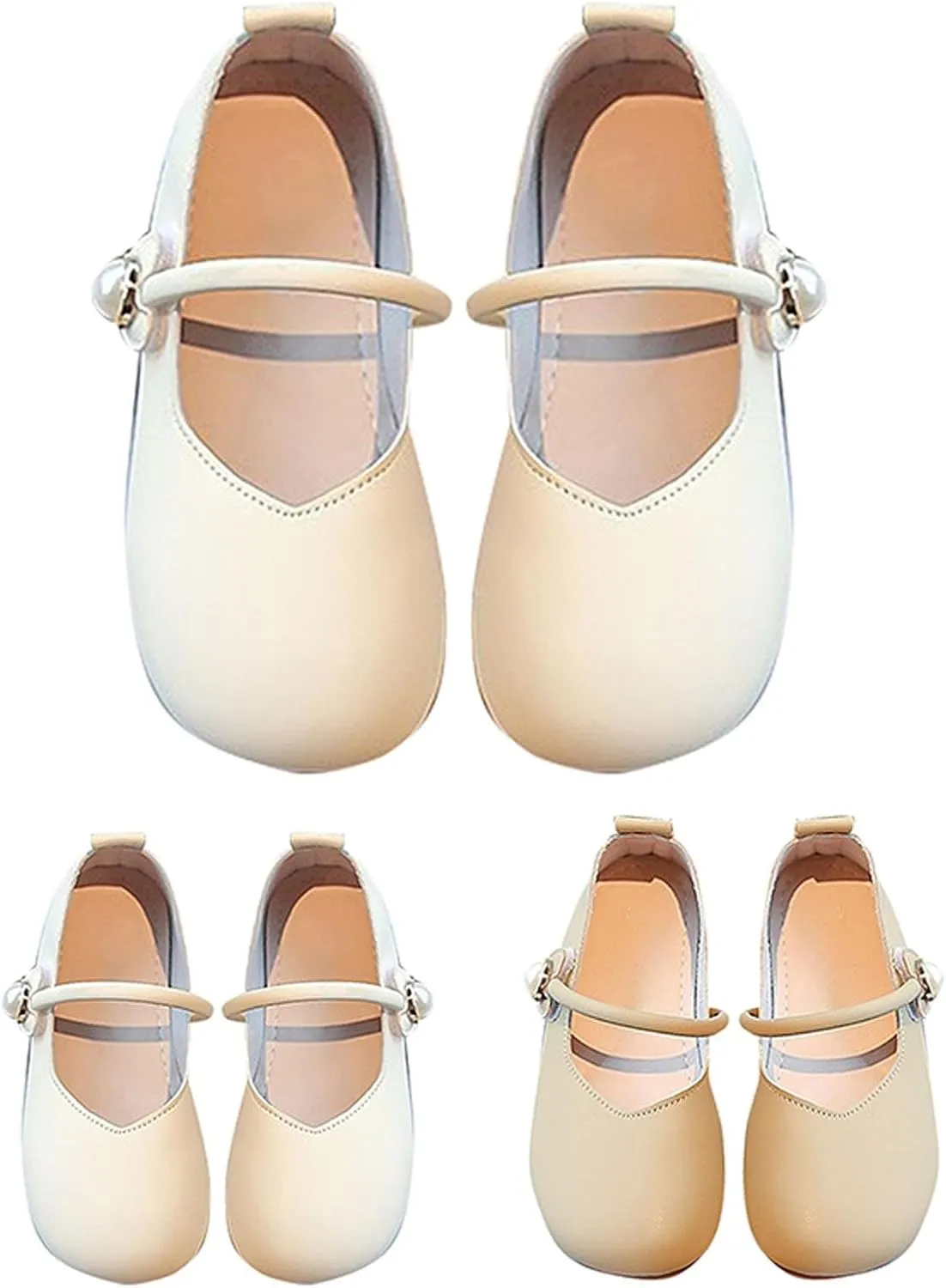 Kids Girls Casual Shoes Spring/Summer Solid Rubber Sole Metal Buckle Birthday Party School newborn girl clothing set