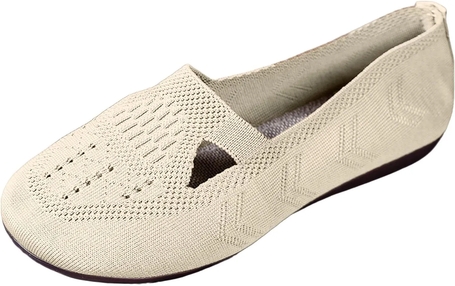 Ladies Breathable Hollow Out Mesh Flat Out Lightweight Large Size Casual Shoes Business Casual Work Shoes for
