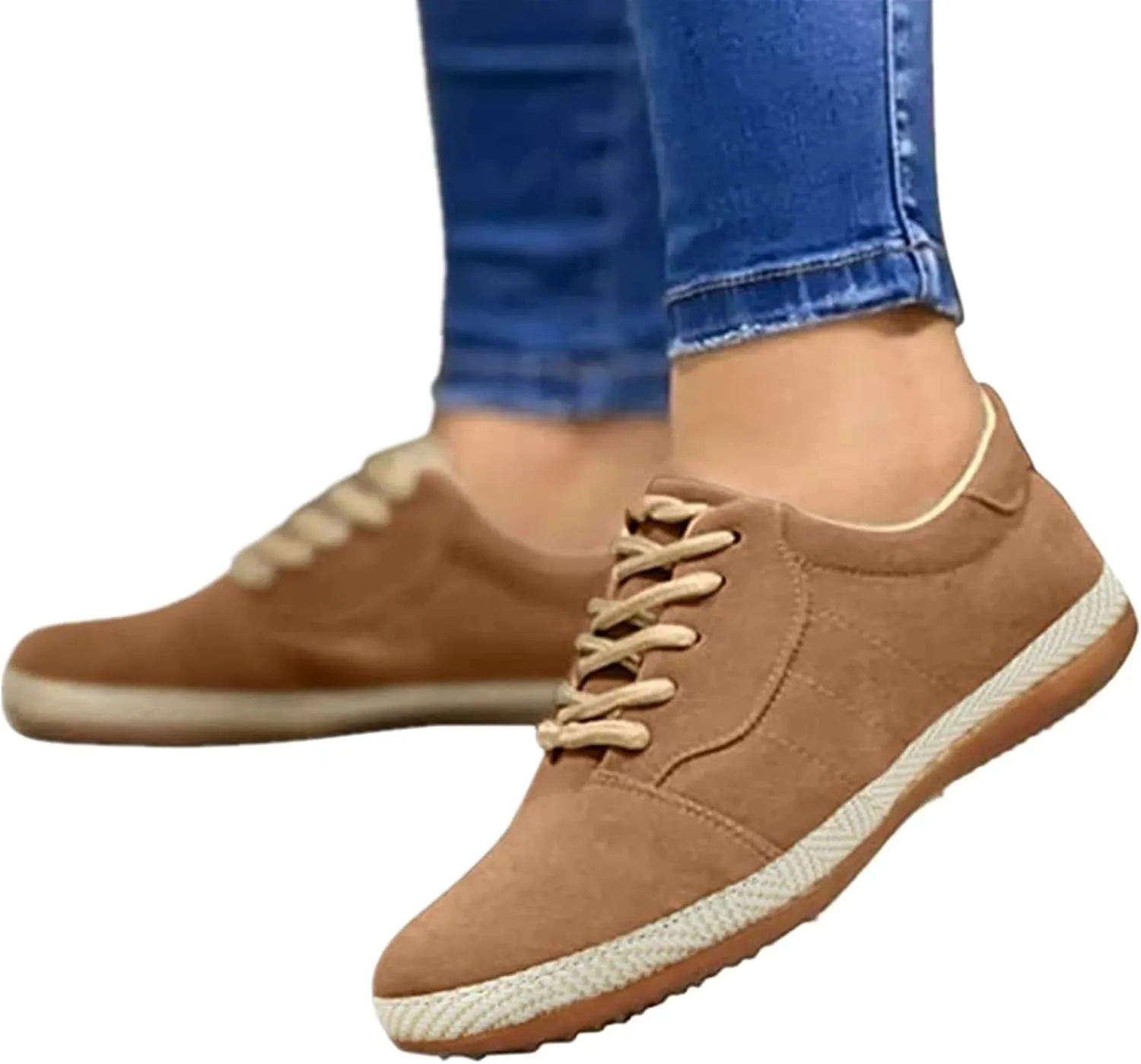 Ladmiple Sneakers For Women Slip On Low Cut Casual Walking Shoes Dressy Summer Comfort Fashion Platform Flats Loafers