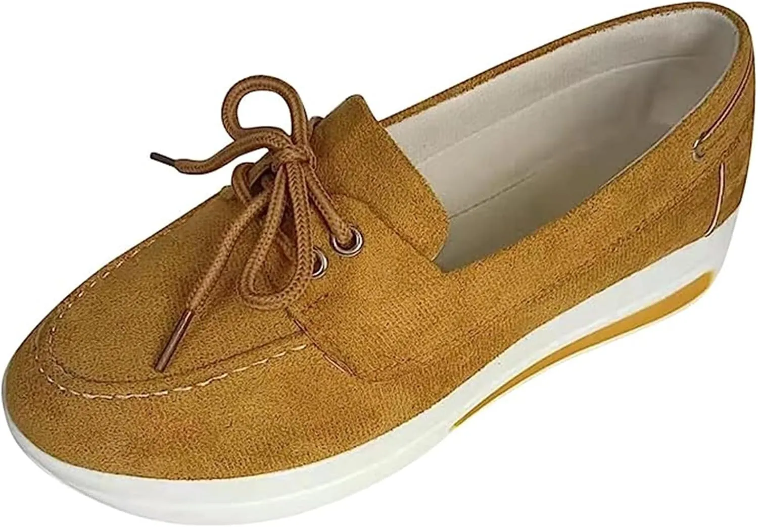 Ladmiple Sneakers For Women Walking Shoes Slip On Comfort Casual Dressy Summer Fashion Non Slip Platform Flats Loafers
