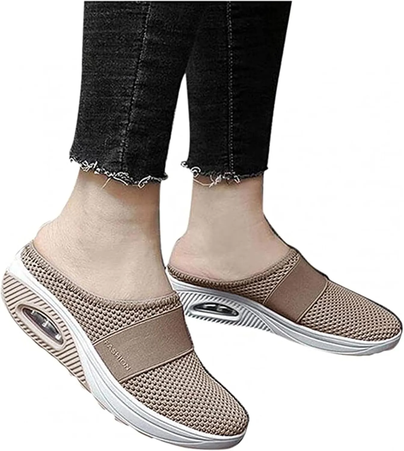 Ladmiple Sneakers For Women Walking Shoes Slip On Low Cut Casual Dressy Summer Comfort Fashion Platform Flats Loafers
