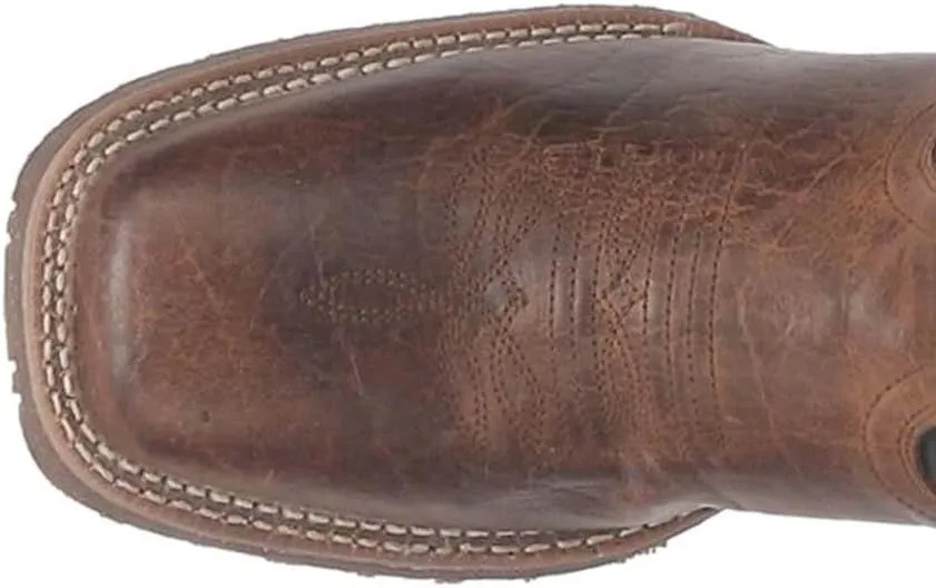 Laredo Mens Isaac Square Toe Casual Boots Mid Calf - Black, Brown