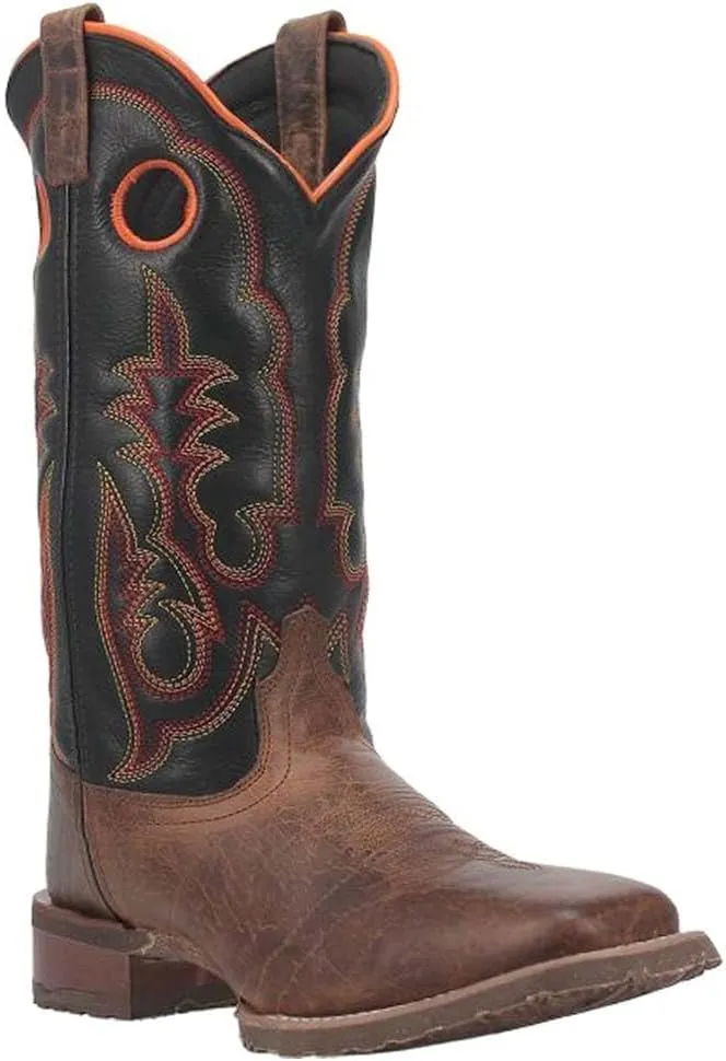 Laredo Mens Isaac Square Toe Casual Boots Mid Calf - Black, Brown