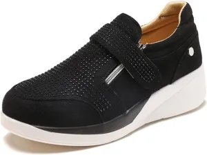 Lausiuoe Platform Shoes For Women Sneakers Fashion Comfortable Classic Casual Soft Breathable Non-Slip Walking Shoes