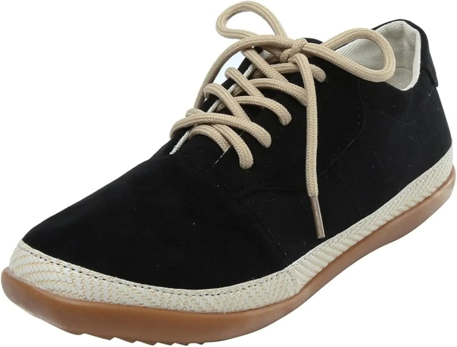 Lausiuoe Women's Fashion Sneakers Slip On Canvas Shoes Low Top Non Slip Casual Fall Soft Comfort Walking Flat Loafers