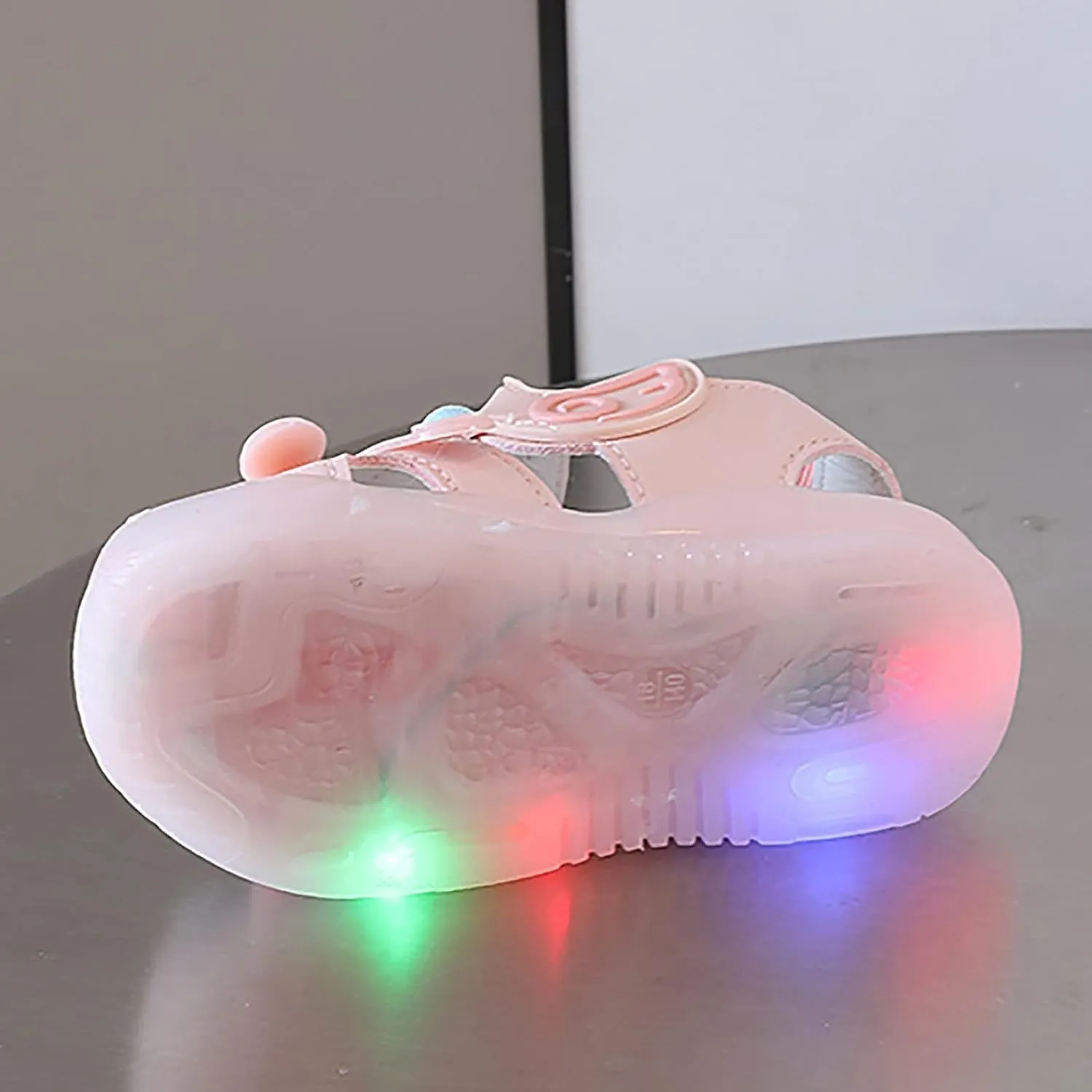 Light Up Baby Animal Sandals Children Breathable Cute Cartoon Soft Sole Fashion Summer Outdoor Play Beach Shoes