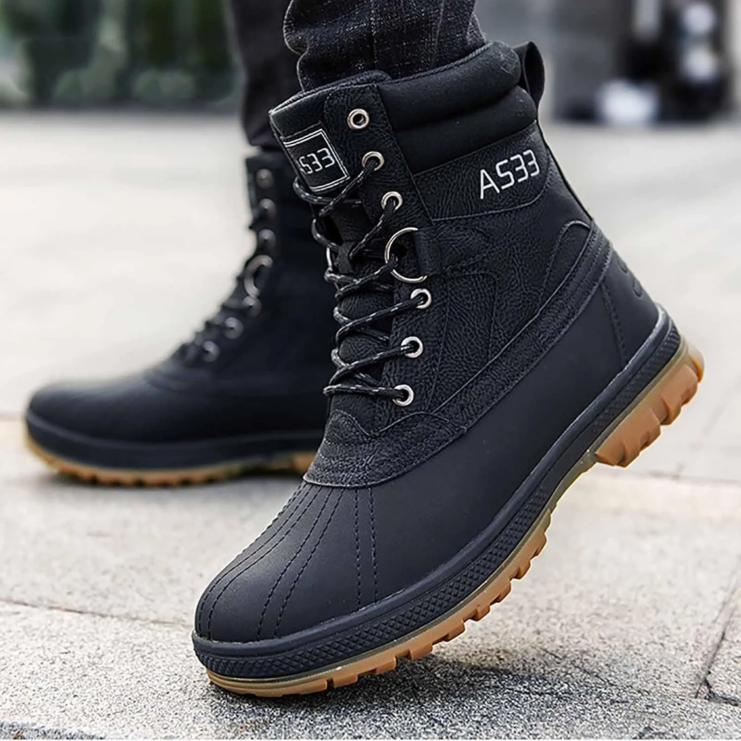 Lightweight Army Combat Boots, Men's Military Tactical Work Boots with Sports Socks Durable Outdoor Work Boots Desert Boots Breathable jungle Boots