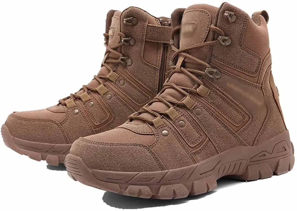 Lightweight Combat Boots, Durable Outdoor Work Boots Desert Boots Men's Military Tactical Boots breathable jungle Desert Combat Boots Army Combat Boots