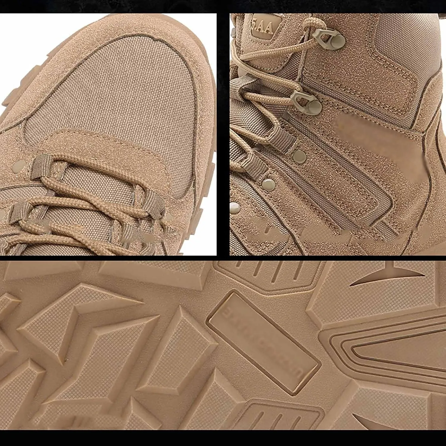 Lightweight Combat Boots, Durable Outdoor Work Boots Desert Boots Men's Military Tactical Boots breathable jungle Desert Combat Boots Army Combat Boots