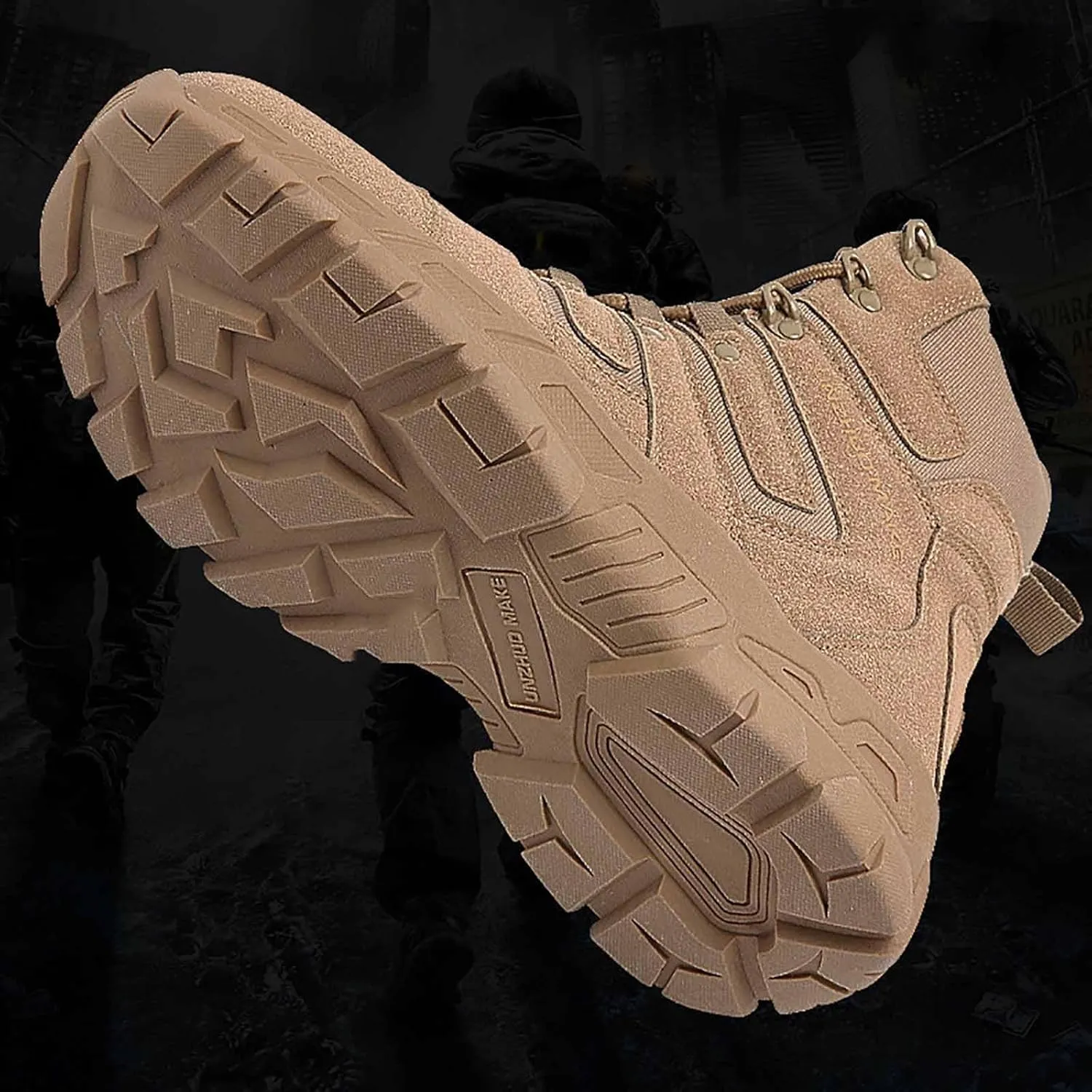 Lightweight Combat Boots, Durable Outdoor Work Boots Desert Boots Men's Military Tactical Boots breathable jungle Desert Combat Boots Army Combat Boots