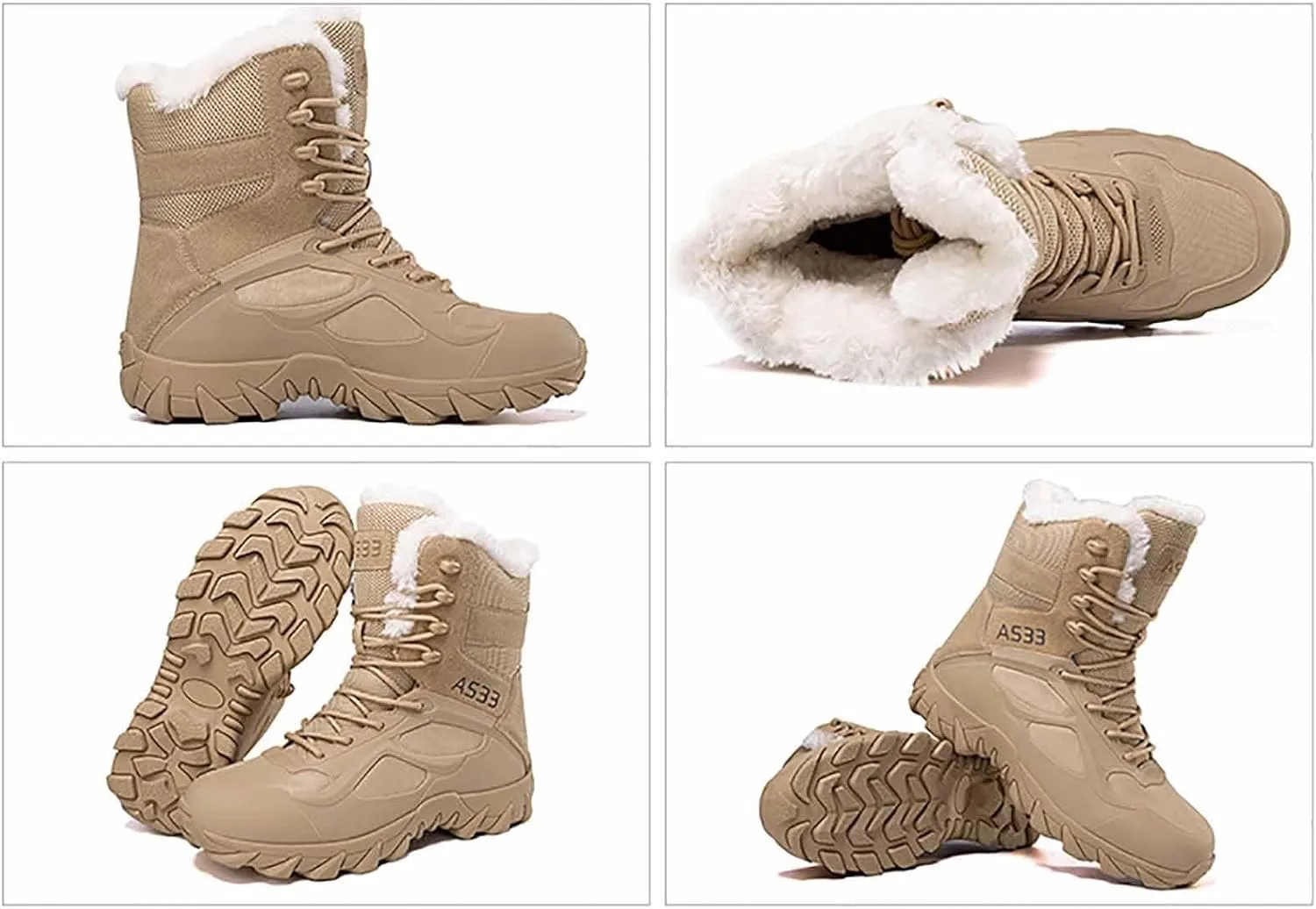 Lightweight Combat Boots, Men's Tactical Army Boots with Sports Socks Water Proof Tactical Military Outdoor Mens Boot Men's Military Tactical Boots