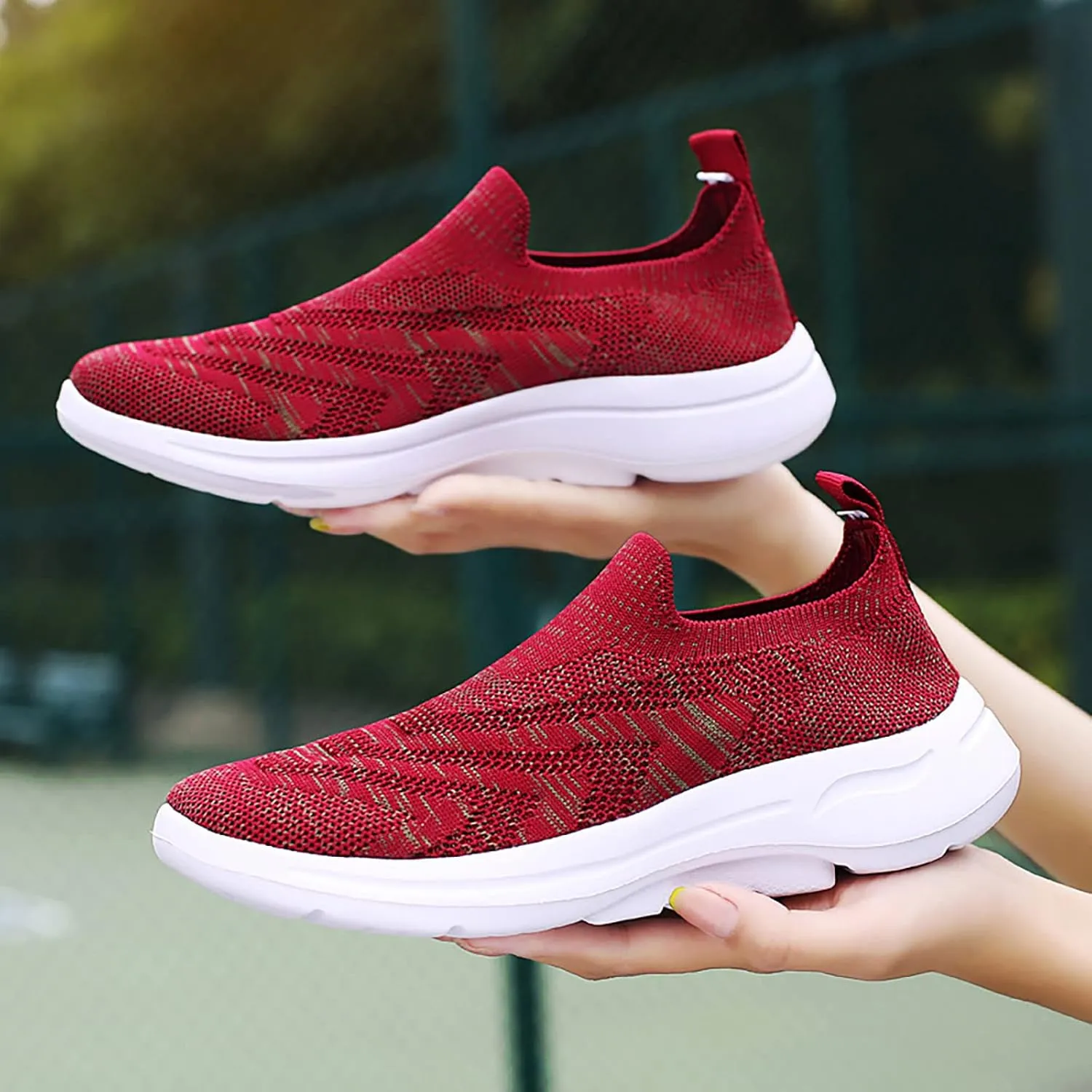 Lightweight Sneakers for Women Size 8 Wide Tenis Antideslizante para Mujer De Trabajo Wide Width Workout Shoes for Women Wedge Heel Sneakers for Women Womens Shoes Casual Slip Ons Mules
