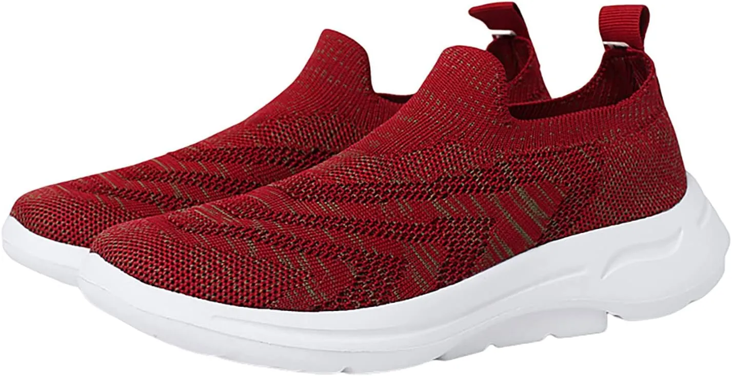 Lightweight Sneakers for Women Size 8 Wide Tenis Antideslizante para Mujer De Trabajo Wide Width Workout Shoes for Women Wedge Heel Sneakers for Women Womens Shoes Casual Slip Ons Mules