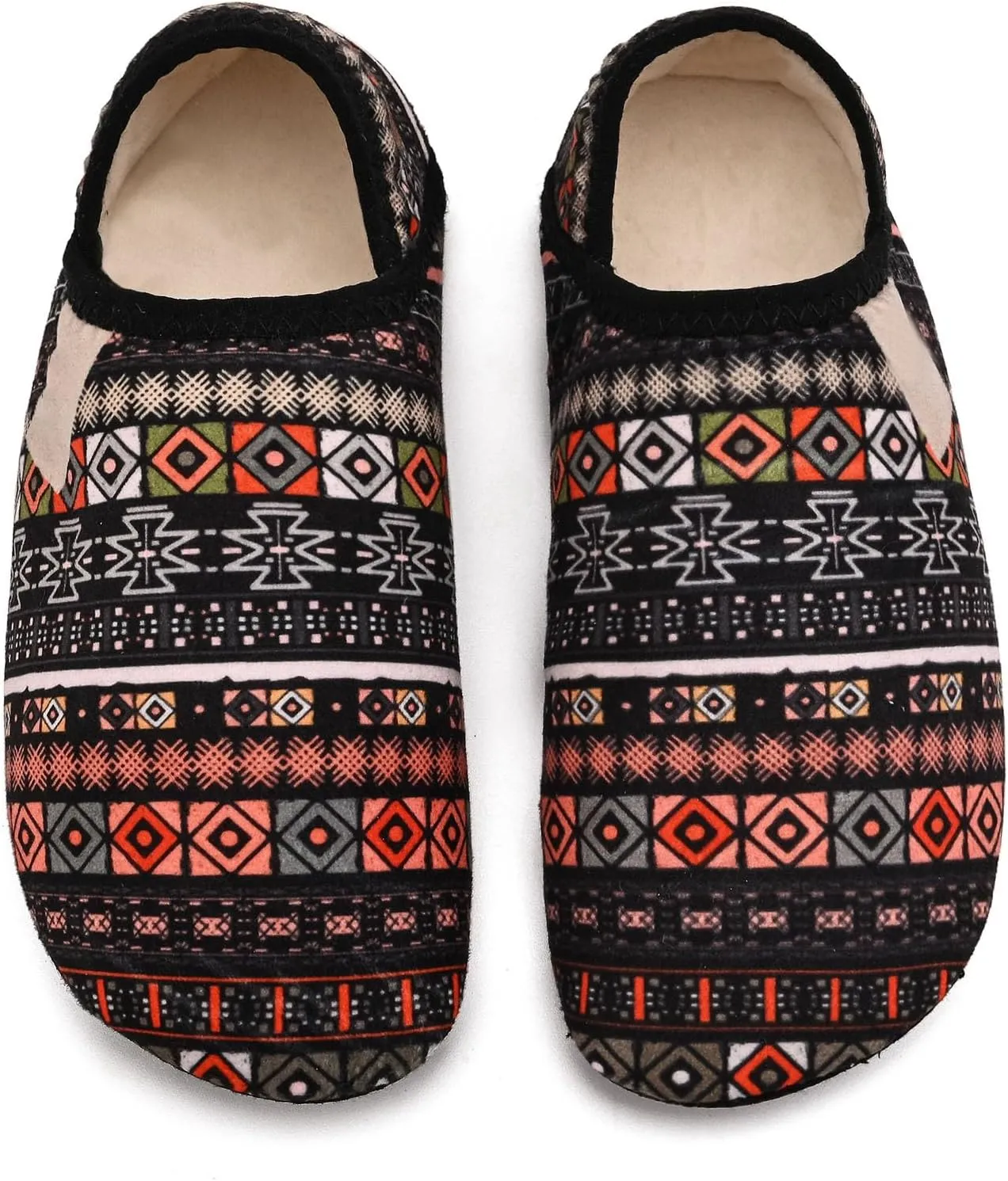 Loafers Shoes Soft Flat Indoor Cotton Bag Heels Socks Shoes Soft Soled Home Warm Furry Yoga Dancing Slip On