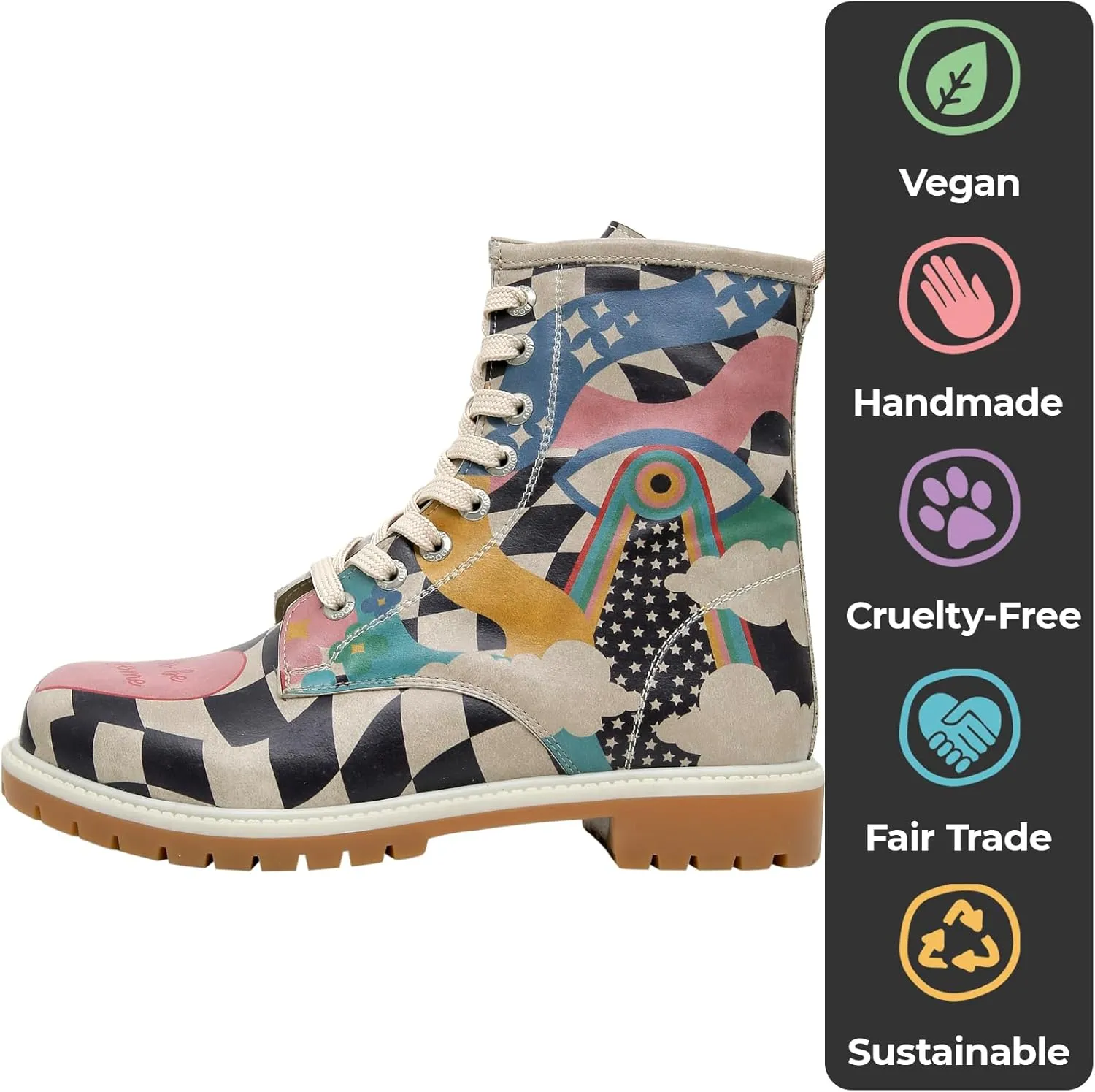 Long Boots for Women  Vegan Leather and Unique Design Womens Winter Boots