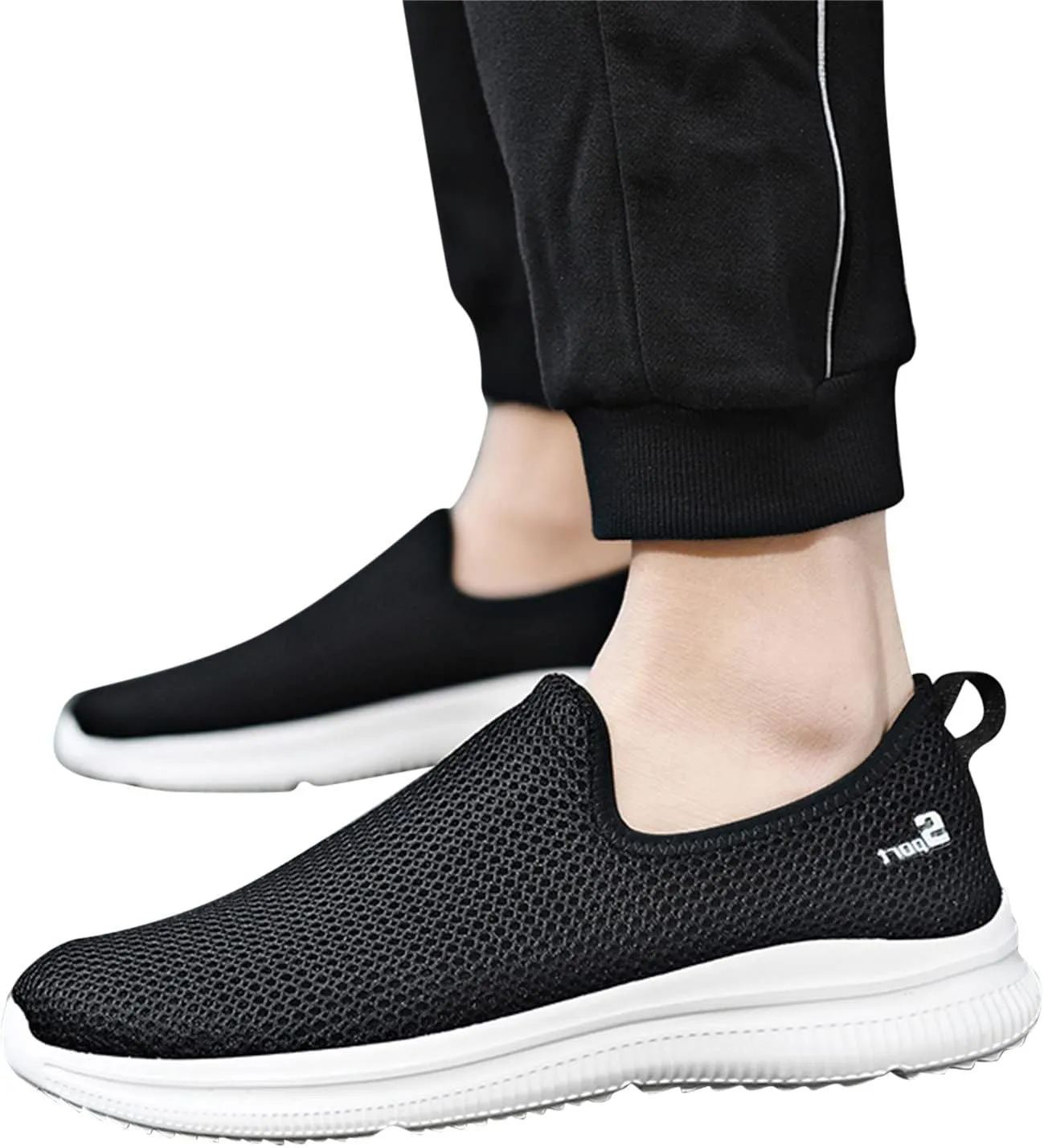 Low-Top Slip Ons Women's Fashion Sneakers Casual Mens Running Shoes Mesh Breathable Slip On Shoes Casual Fashion Sneakers 2025 Tennis Shoe Trainers Shoe
