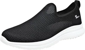 Low-Top Slip Ons Women's Fashion Sneakers Casual Mens Running Shoes Mesh Breathable Slip On Shoes Casual Fashion Sneakers 2025 Tennis Shoe Trainers Shoe