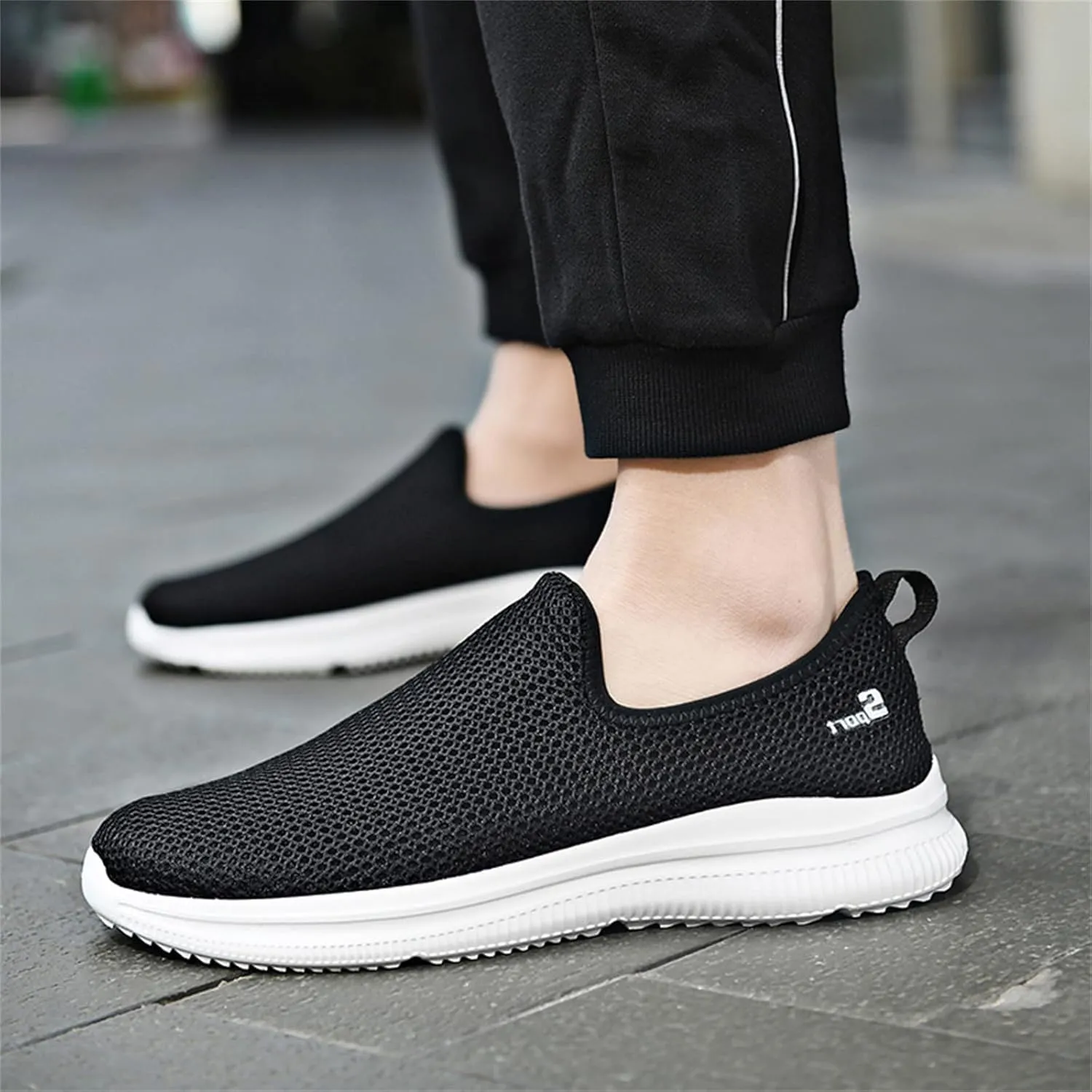 Low-Top Slip Ons Women's Fashion Sneakers Casual Mens Running Shoes Mesh Breathable Slip On Shoes Casual Fashion Sneakers 2025 Tennis Shoe Trainers Shoe
