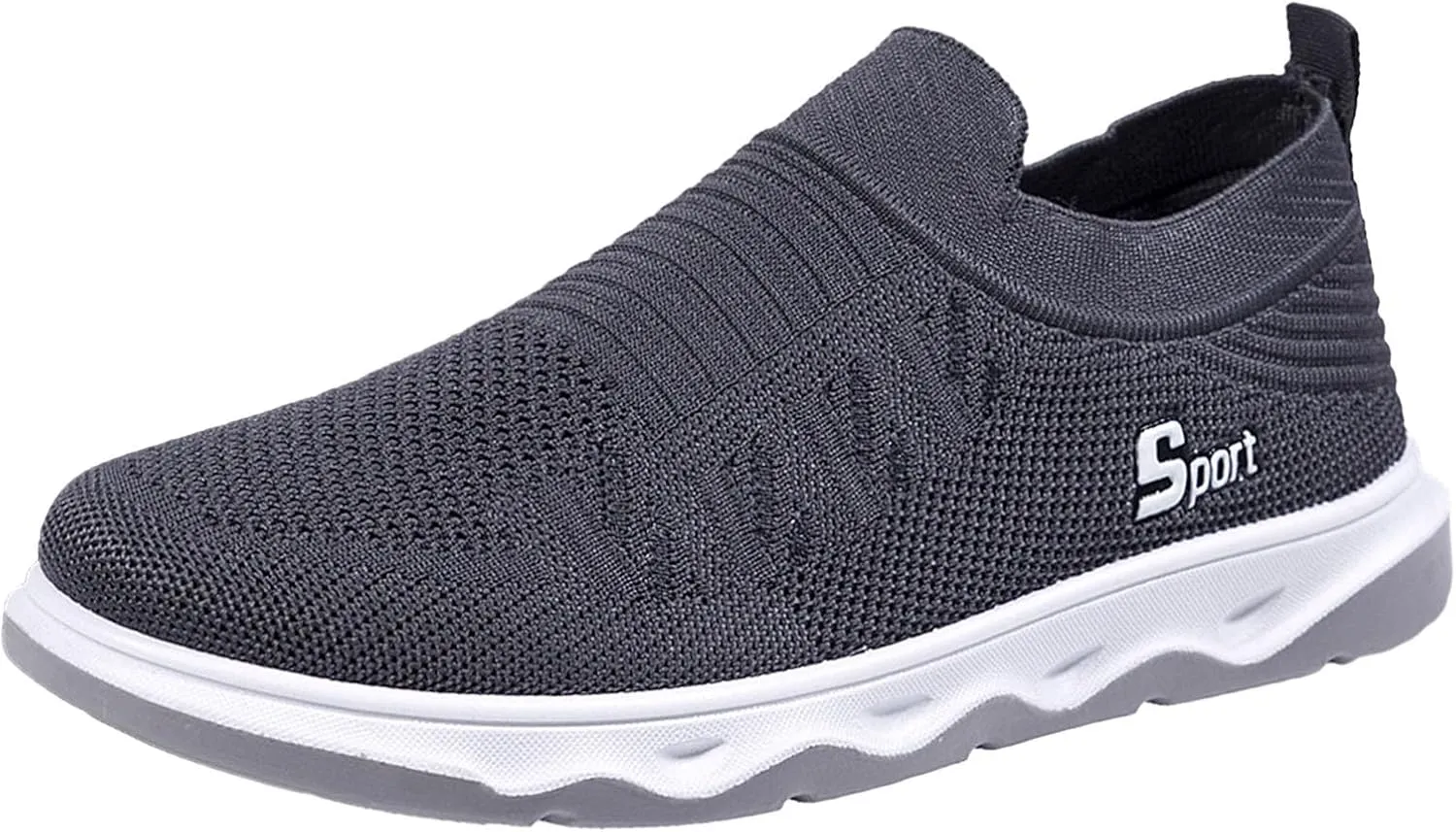 Men Shoes Flat Soled Casual Shoes Breathable Hollow Mesh Shoes Slip On Soft Soled Casual Men's Casual Shoes Wide Width Men's