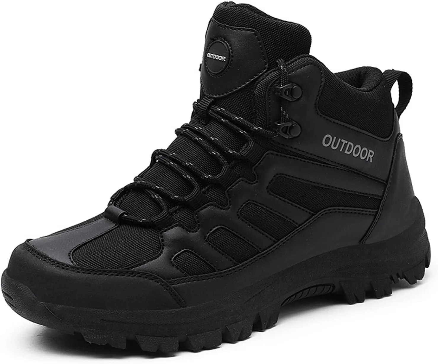 Men'S Breathable And Waterproof Outdoor Hiking Boots Comfortable, Non-Slip And Anti-Collision Toe Cap, Lightweight And Durable Hiking Military Boots Tactical Boots