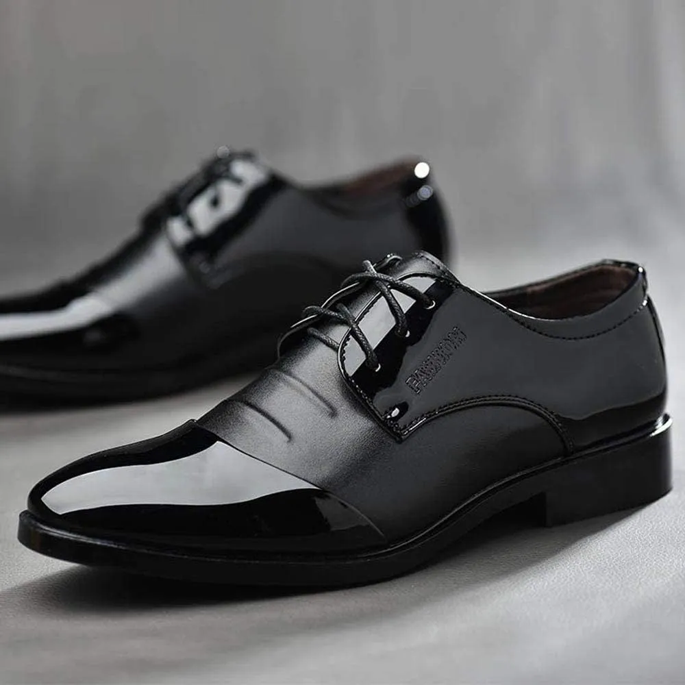 Men's Casual Dress Oxford Shoes for Men Comfortable Formal Lace-Up Lightweight Sneakers