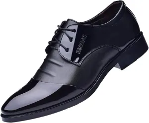 Men's Casual Dress Oxford Shoes for Men Comfortable Formal Lace-Up Lightweight Sneakers