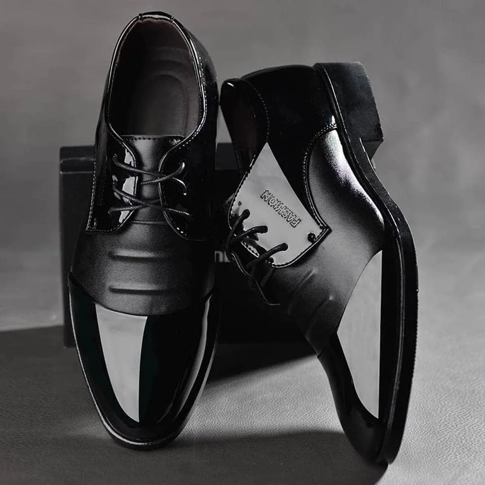 Men's Casual Dress Oxford Shoes for Men Comfortable Formal Lace-Up Lightweight Sneakers