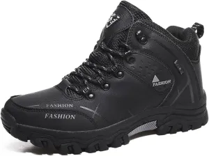 Men's Casual Hiking Boots Outdoor Waterproof Non-Slip Work Boots Autumn Winter Trekking Snow Boots
