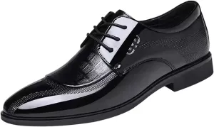 Men's Classic Dress Shoes Comfortable Business Shoes Modern Formal Derbys Lace-ups Oxford Shoes