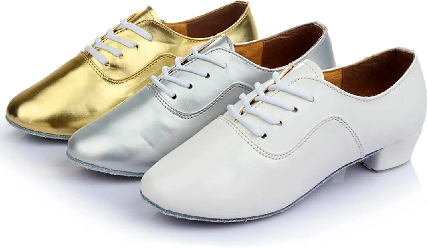 Mens Csual Patente Oxfords Comfort Low Heel Oxfrode Lace up Lined Leather Shoes for Men Business Formal Shoes Waterproof Daily Work Shoe Mens Fashionable Dress Shoe for Weding Party