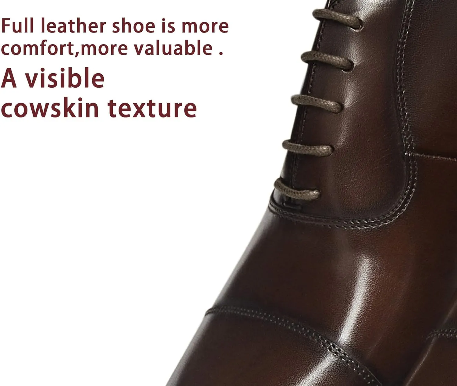 Men’s Dress Oxford Formal Shoes LeatherBusiness Shoes for Men