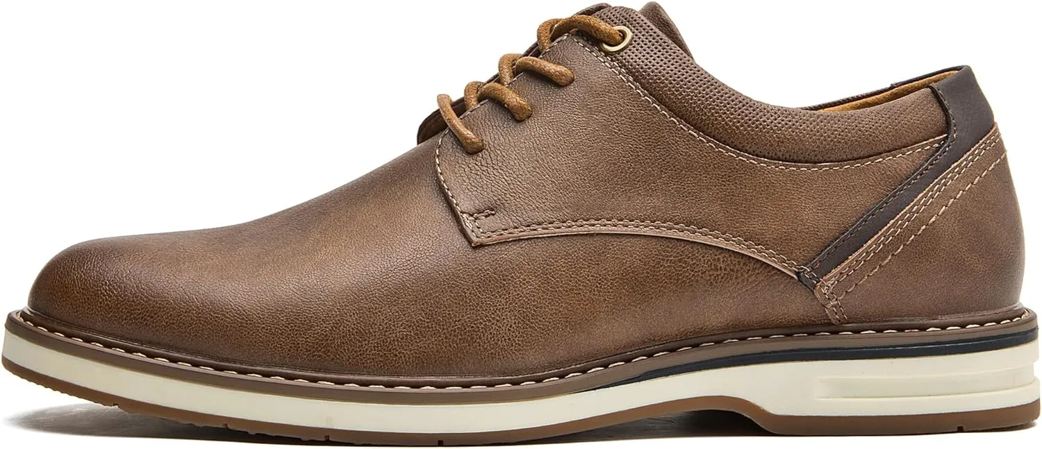 Men's Dress Shoes Casual Business Formal Oxfords Classic Lace Up Work Dress Shoes