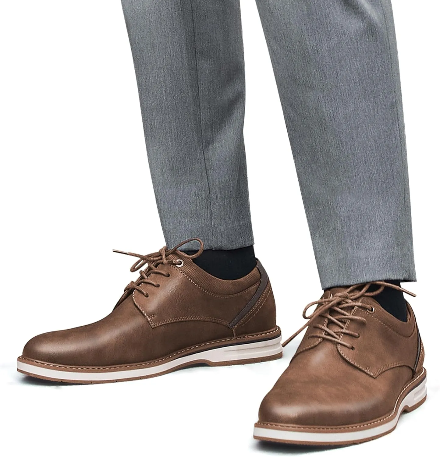 Men's Dress Shoes Casual Business Formal Oxfords Classic Lace Up Work Dress Shoes