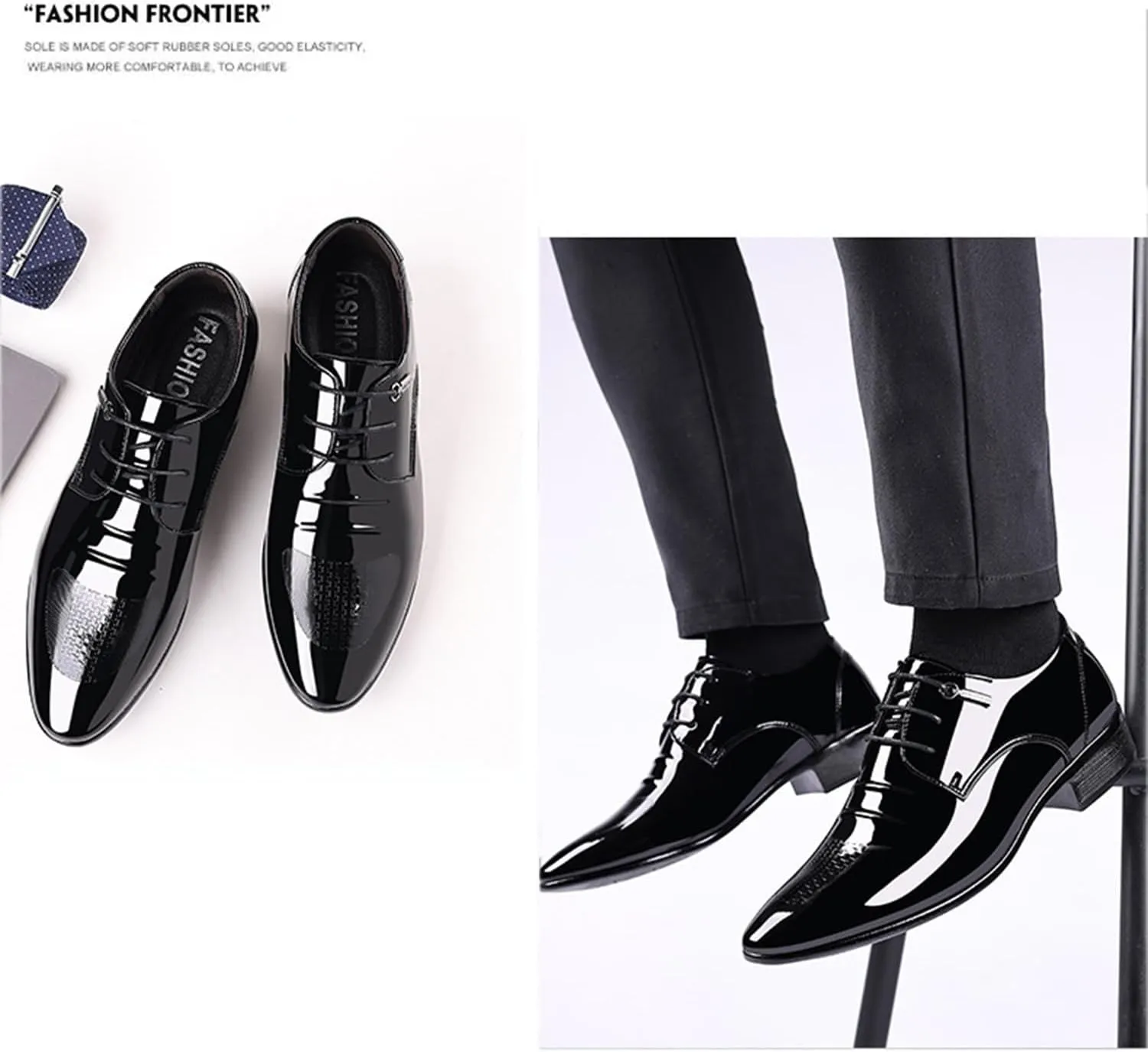 Men's Dress Shoes Formal Derbys Comfortable Classic Lace Up Shoes for Wedding Business Office Work