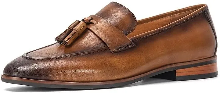 Men's Driver Slip-on Driving Moc Loafer Mens Leather Casual Slip On Loafer Boat Shoe