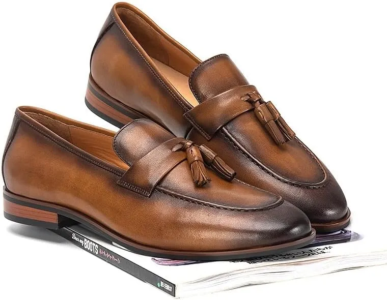 Men's Driver Slip-on Driving Moc Loafer Mens Leather Casual Slip On Loafer Boat Shoe