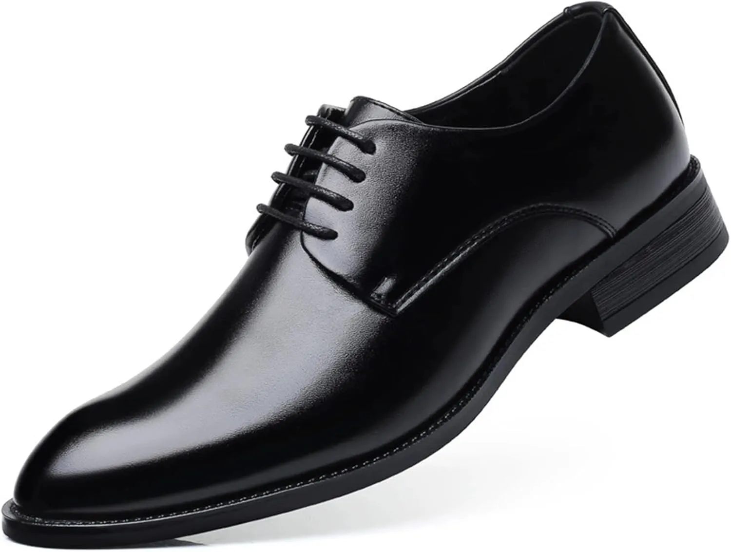 Men's Fashion Dress Shoes Lace Up Oxfords Classic Comfortable Formal Derby Business Dress Shoes for Men