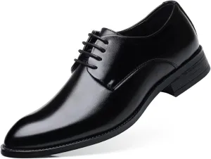 Men's Fashion Dress Shoes Lace Up Oxfords Classic Comfortable Formal Derby Business Dress Shoes for Men