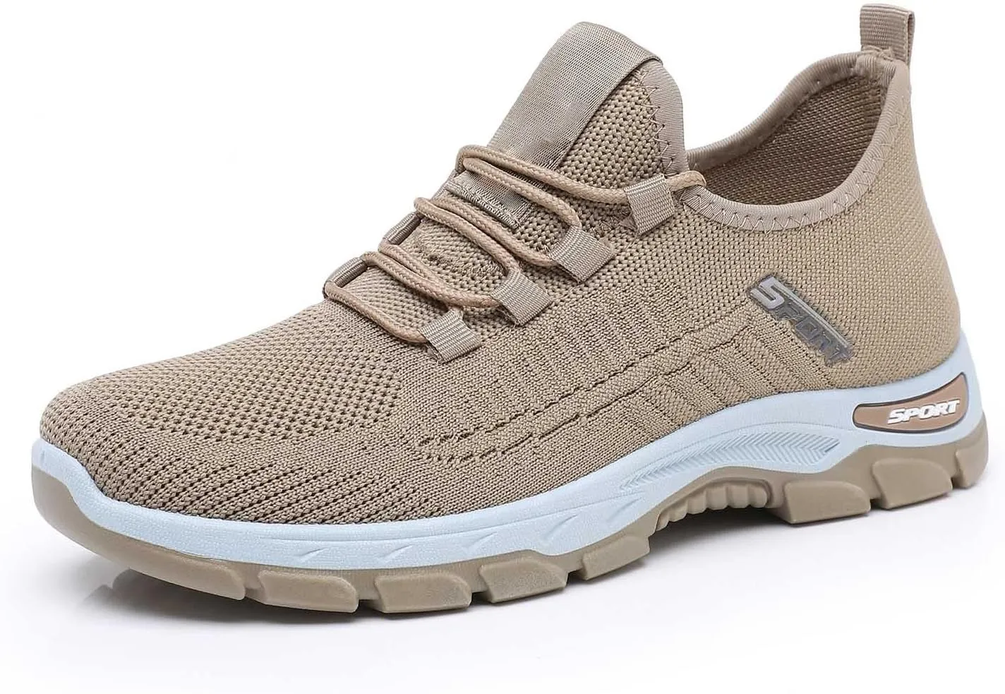 Men's Fashion Pure Color Cloth Casual Sports Shoes Breathable Non Slip Shoes Casual Sand