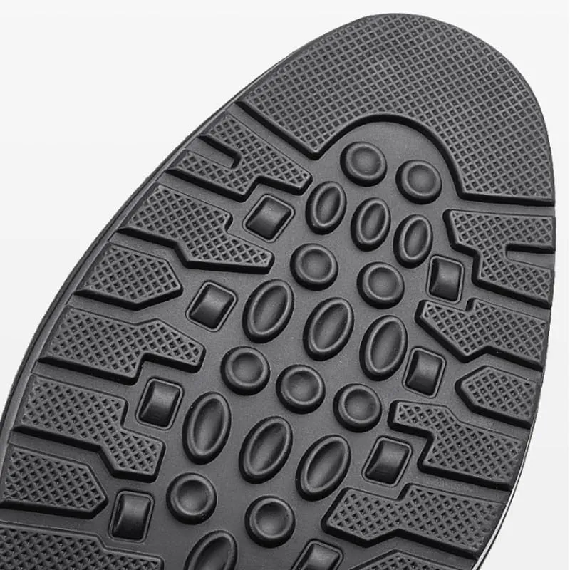 Mens Handmade Leather Slip On Loafers Casual Lightweight Soft Non Slip Walking Shoes for Business Formal Wedding Party Shoes