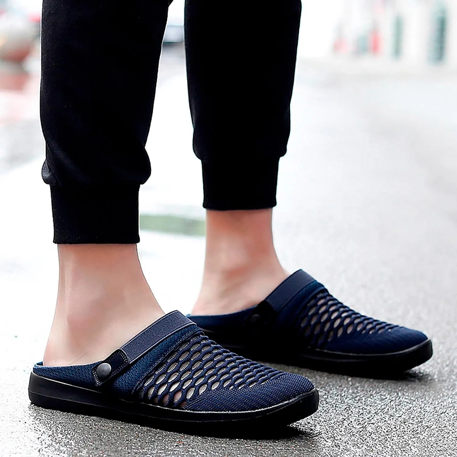 Men's Hollow Mesh Casual Sneakers Summer Sandals Breathable Shoes A Slip On Casual Men's Shoes Casual Slip on Size 13 Men's F