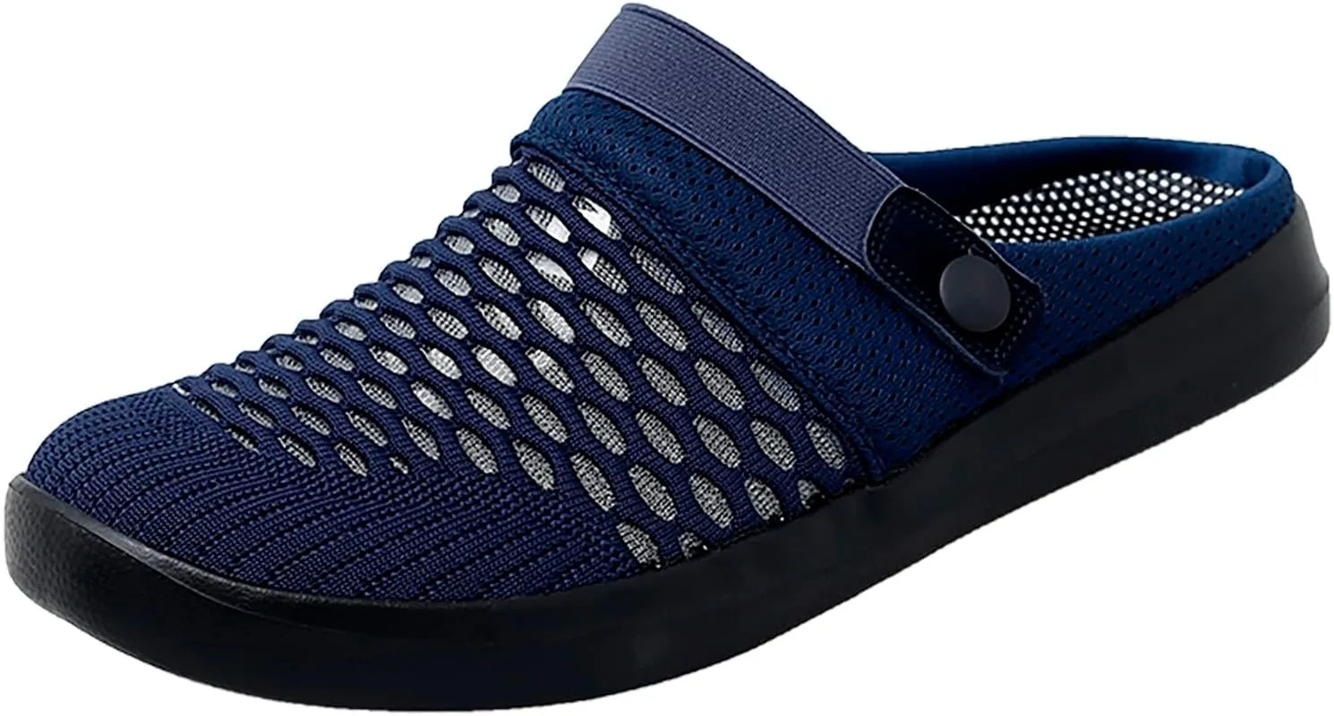 Men's Hollow Mesh Casual Sneakers Summer Sandals Breathable Shoes A Slip On Casual Men's Shoes Casual Slip on Size 13 Men's F