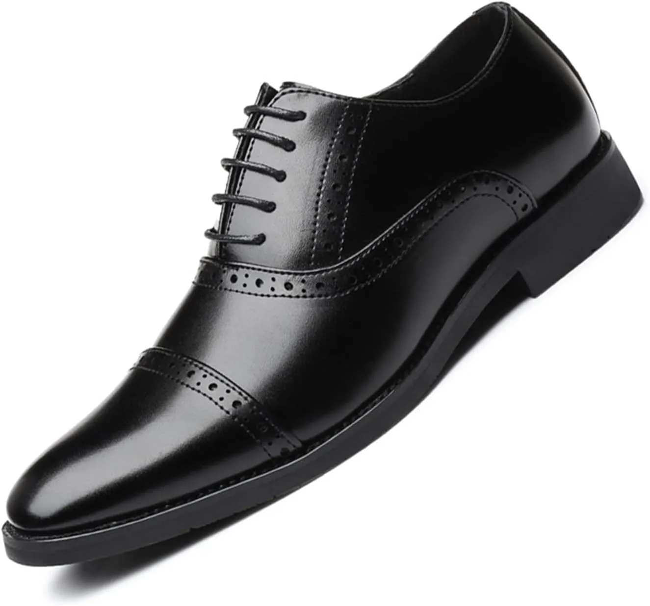 Men's Lace-Ups Classic Oxford Formal Business Dress Shoes Brogues Derbys Shoes for Men
