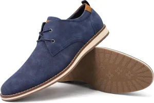 Men's Leather Lace-up Brogues for Business Casual and Formal Wear
