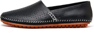 Men's Leather Loafers, Casual Flats, Lightweight Design, Hand-Stitched, Comfortable, Soft, Stylish, Suitable for Daily Travel, Driving, Going Out, Dating and Other Occasions wear All Seasons