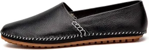 Men's Leather Loafers, Casual Flats, Lightweight Design, Hand-Stitched, Comfortable, Soft, Stylish, Suitable for Daily Travel, Driving, Going Out, Dating and Other Occasions wear All Seasons